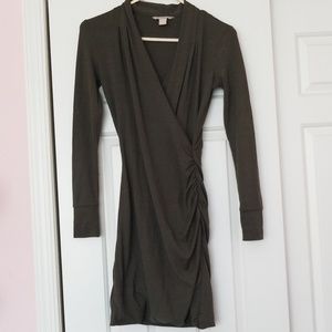 BR forest green dress